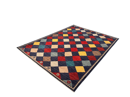 Turkaman weave Gabbeh main carpet, 372x275cm | Rug# 25926