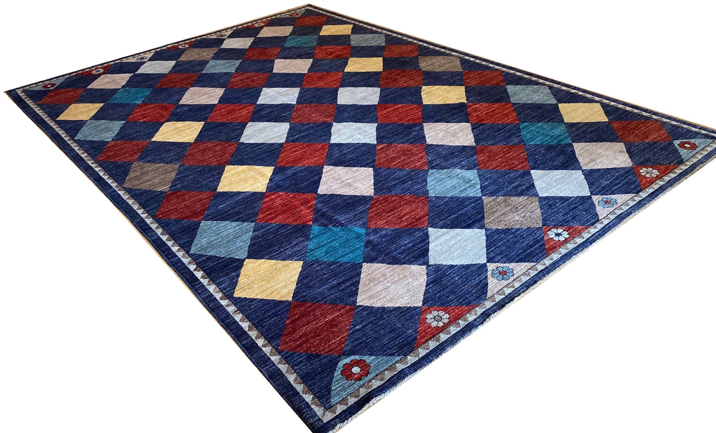 Turkaman weave Gabbeh main carpet, 372x275cm | Rug# 25926
