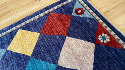 Turkaman weave Gabbeh main carpet, 372x275cm | Rug# 25926