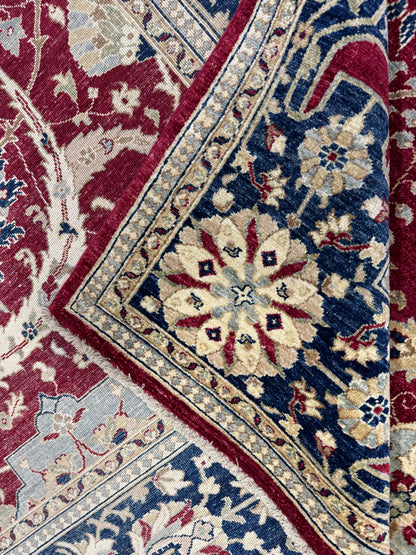 Afghan Turkaman Weave 17th-Century Kerman Design Rug 361x276 cm | Rug# 26006