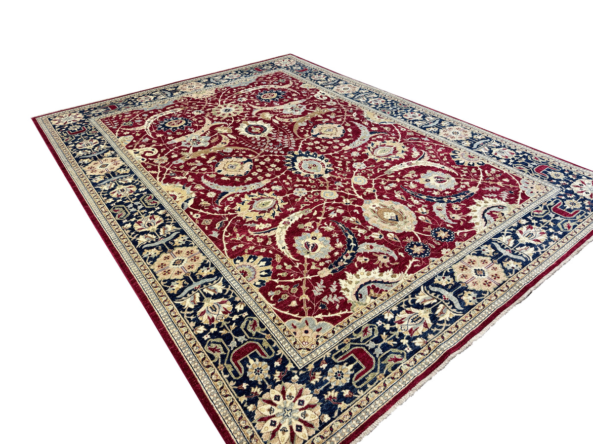 Afghan Turkaman Weave 17th-Century Kerman Design Rug 361x276 cm | Rug# 26006