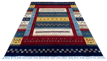 Afghan Turkaman weave 244x169 cm | Rug# 26028