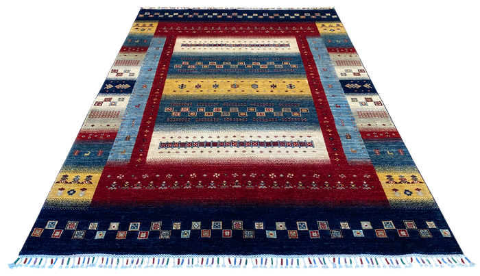 Afghan Turkaman weave 244x169 cm | Rug# 26028