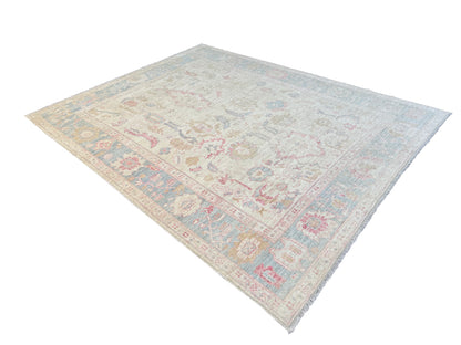 Classic rug in 17th-C Oushak design, organic dyes, 304x242cm | Rug# 26188