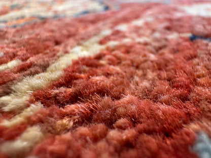 Afghan Turkaman weave, 19th-Century Mogul inspired 255x168cm | Rug# 26193