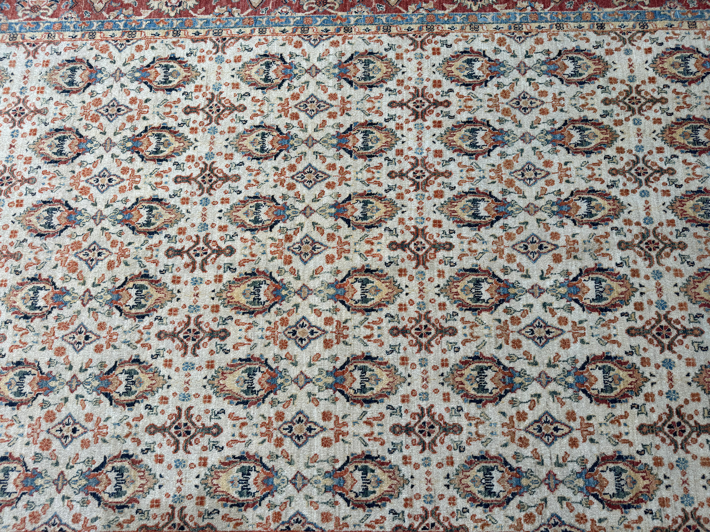 Afghan Turkaman weave, 19th-Century Mogul inspired 255x168cm | Rug# 26193