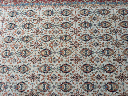 Afghan Turkaman weave, 19th-Century Mogul inspired 255x168cm | Rug# 26193