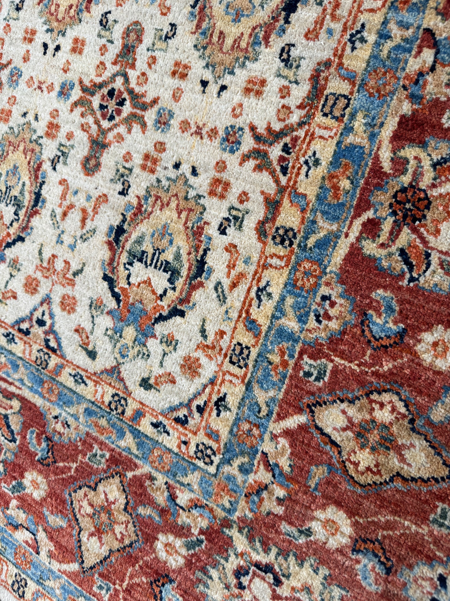 Afghan Turkaman weave, 19th-Century Mogul inspired 255x168cm | Rug# 26193