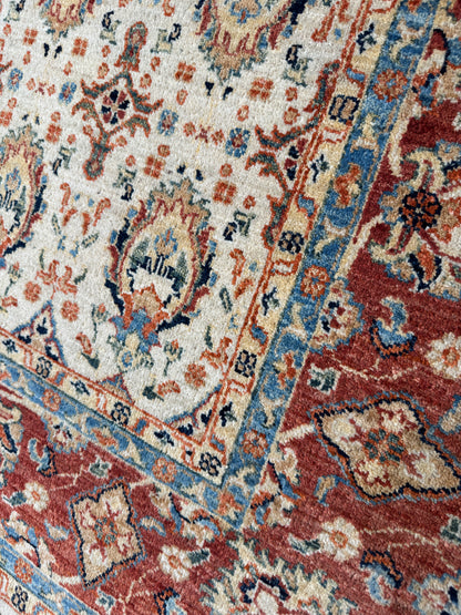 Afghan Turkaman weave, 19th-Century Mogul inspired 255x168cm | Rug# 26193
