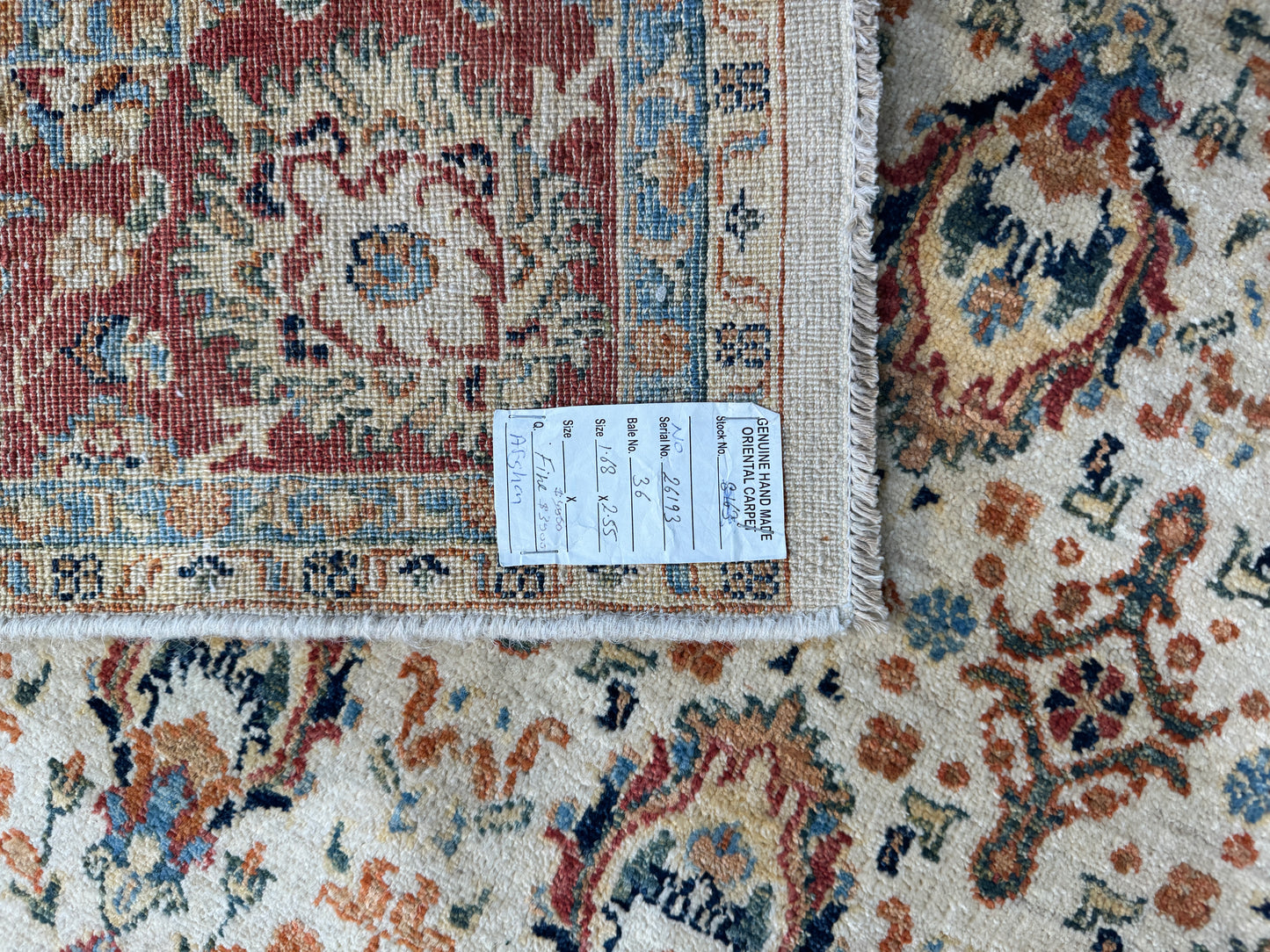 Afghan Turkaman weave, 19th-Century Mogul inspired 255x168cm | Rug# 26193
