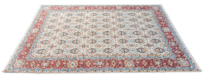 Afghan Turkaman weave, 19th-Century Mogul inspired 255x168cm | Rug# 26193
