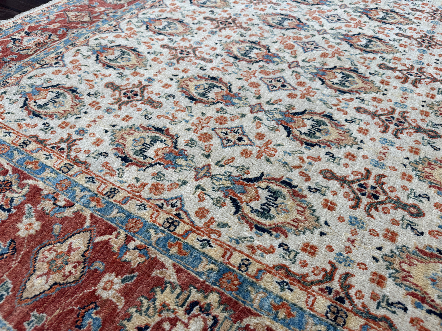 Afghan Turkaman weave, 19th-Century Mogul inspired 255x168cm | Rug# 26193