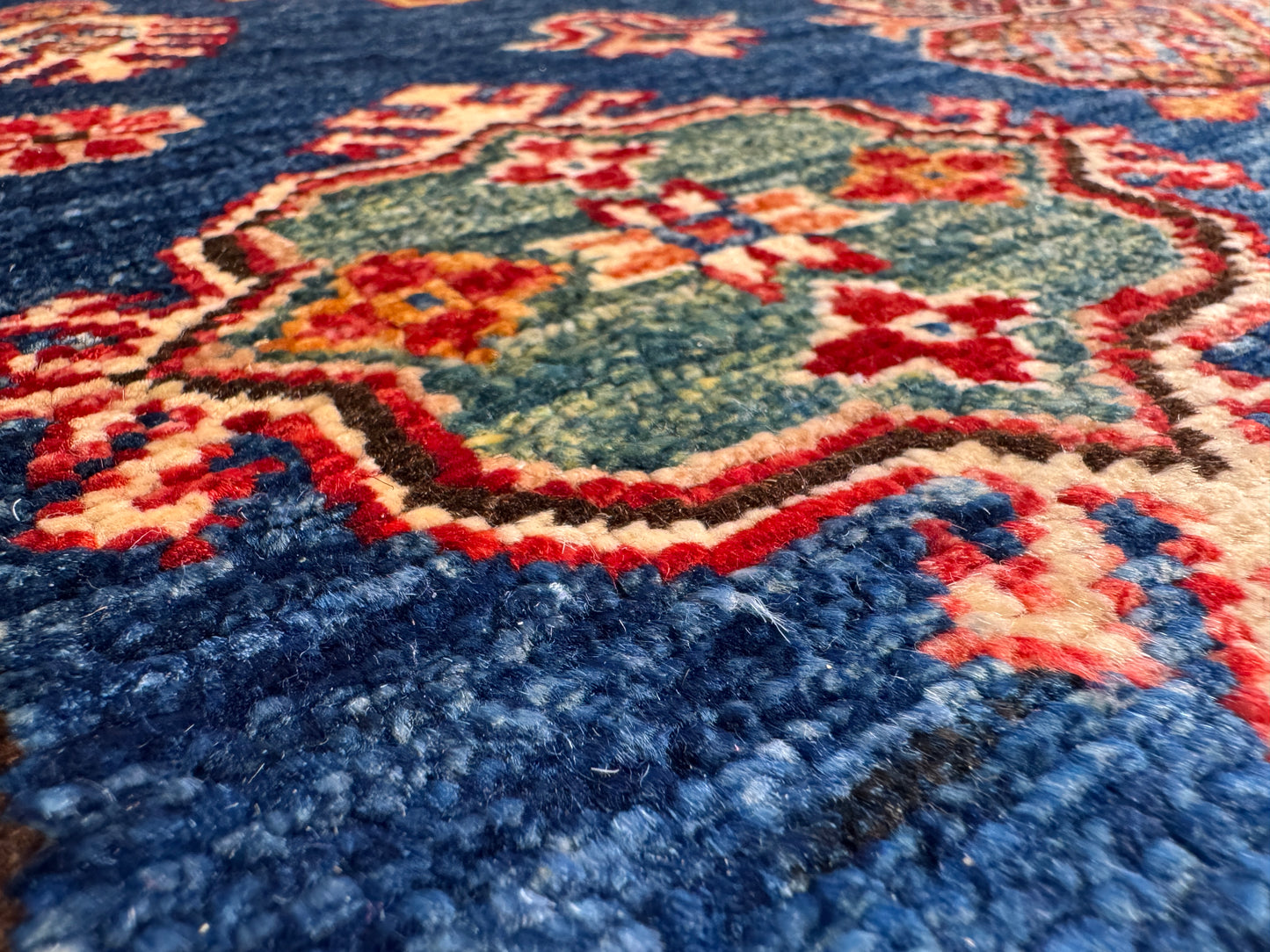 New-weave Chechen kazak 241x177cm | Rug#26227