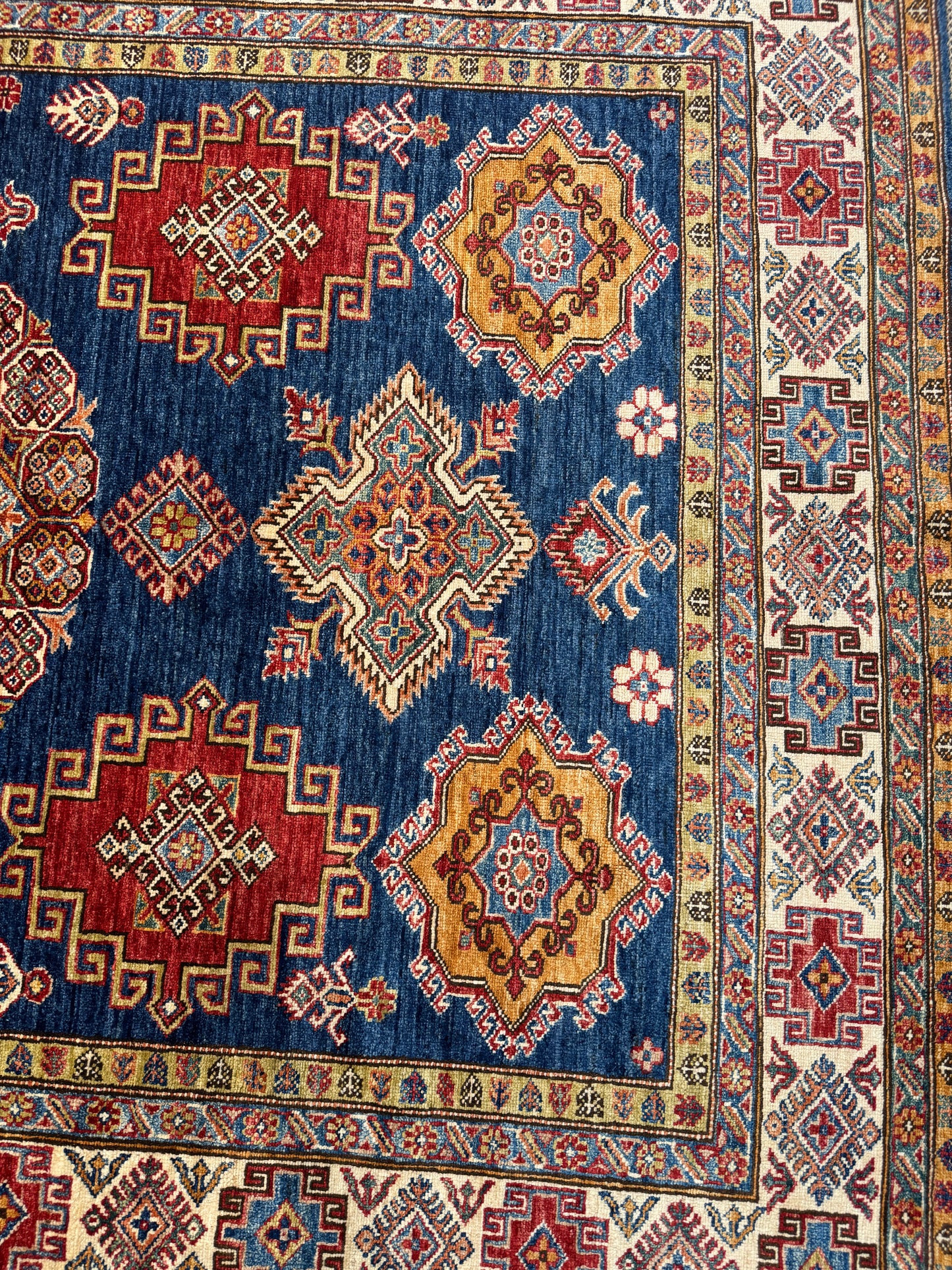 New-weave Chechen kazak 241x177cm | Rug#26227