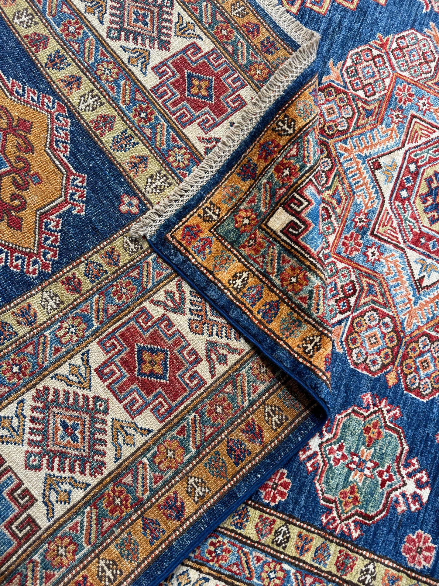 New-weave Chechen kazak 241x177cm | Rug#26227