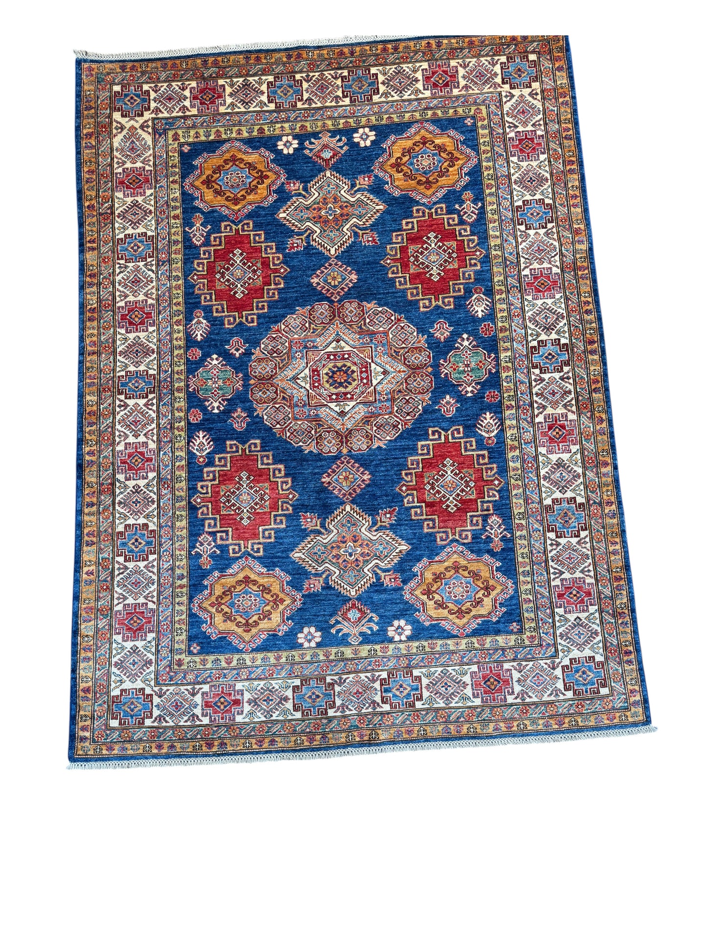 New-weave Chechen kazak 241x177cm | Rug#26227