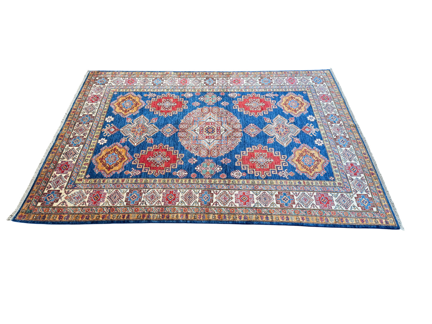 New-weave Chechen kazak 241x177cm | Rug#26227