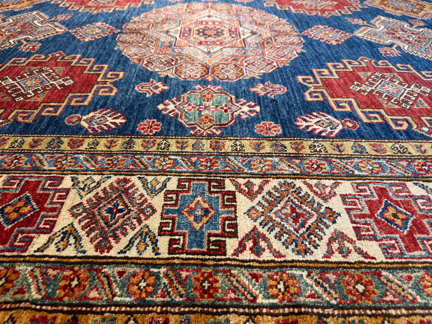 New-weave Chechen kazak 241x177cm | Rug#26227