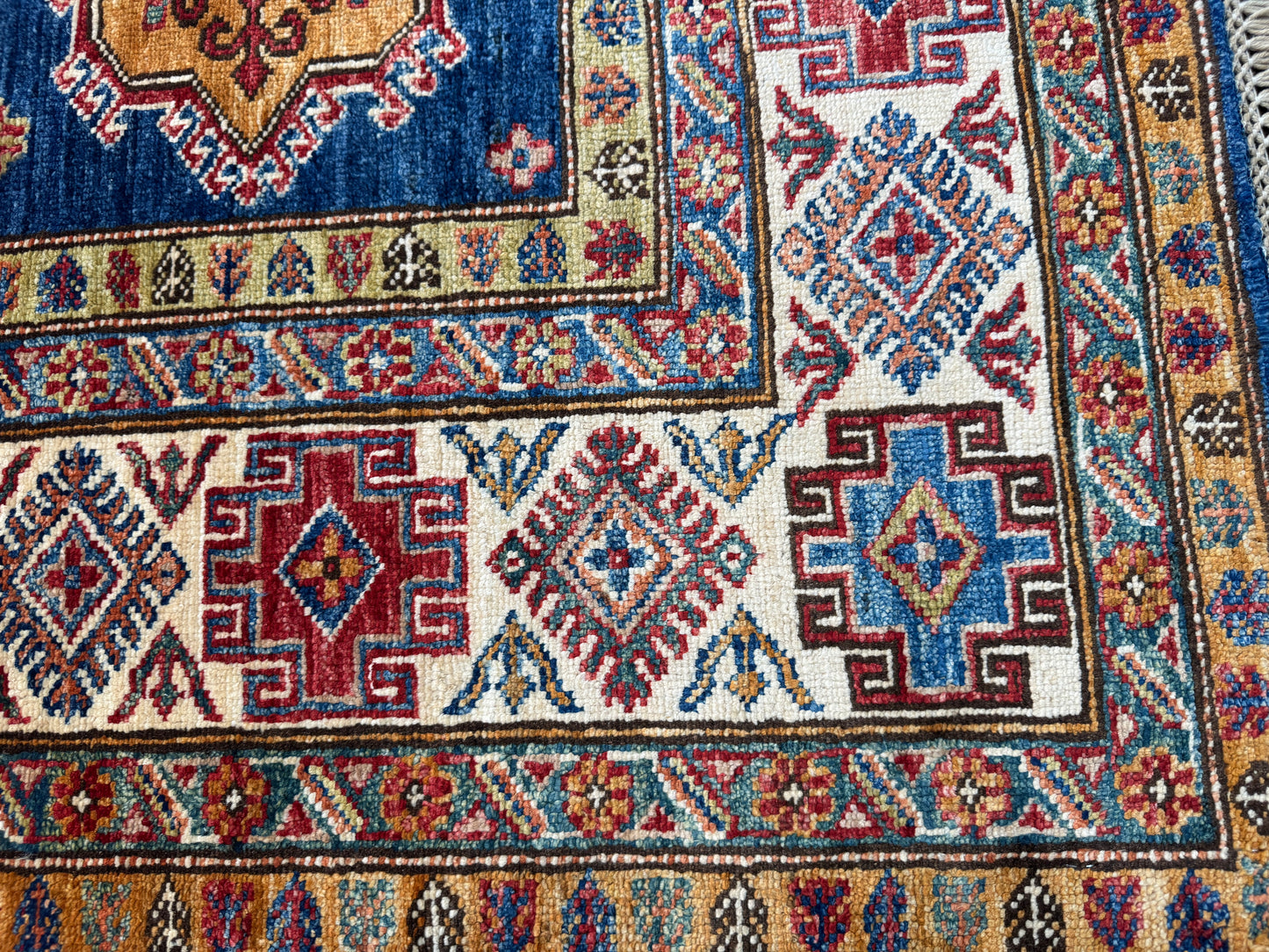 New-weave Chechen kazak 241x177cm | Rug#26227
