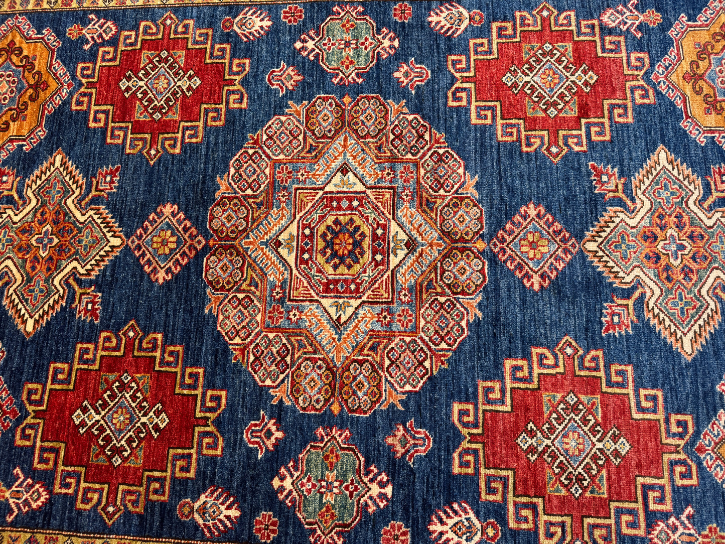 New-weave Chechen kazak 241x177cm | Rug#26227