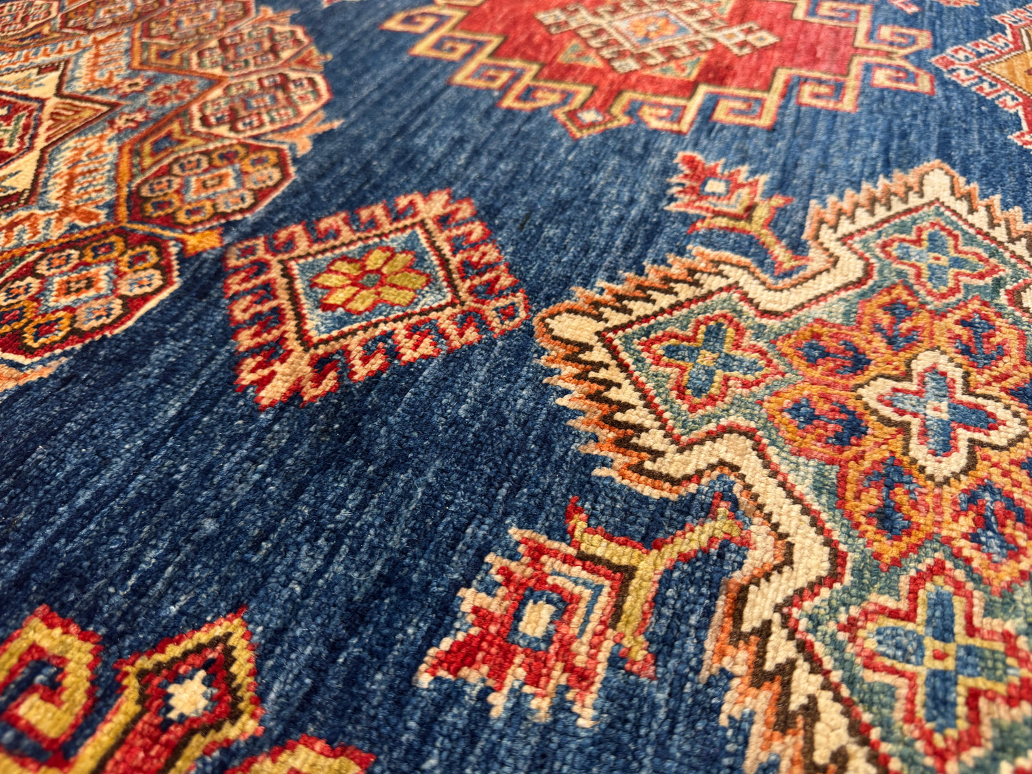 New-weave Chechen kazak 241x177cm | Rug#26227