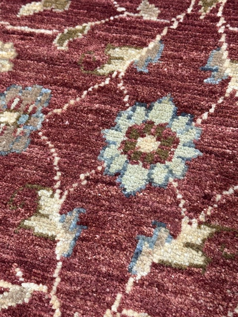Hand-Knotted Traditional Floral Rug 90x60cm | Rug# 26251 ( better photos)
