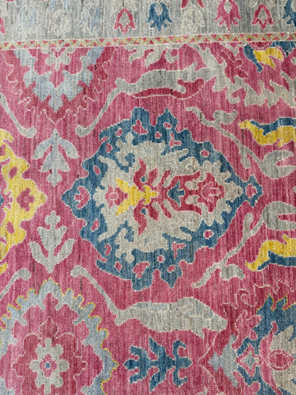 Oushak designer rug 298x249cm | Rug# 26293