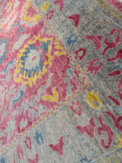 Oushak designer rug 298x249cm | Rug# 26293