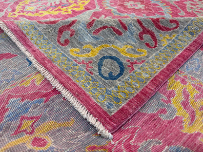Oushak designer rug 298x249cm | Rug# 26293
