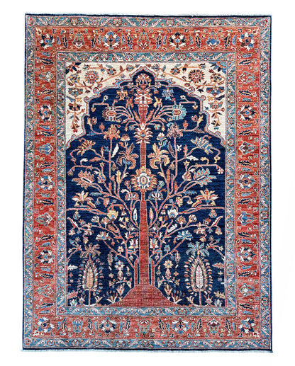 Mohtasham Kashan Design 234x186cm | Rug# 26313