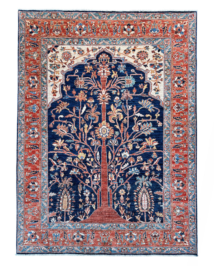 Mohtasham Kashan Design 234x186cm | Rug# 26313