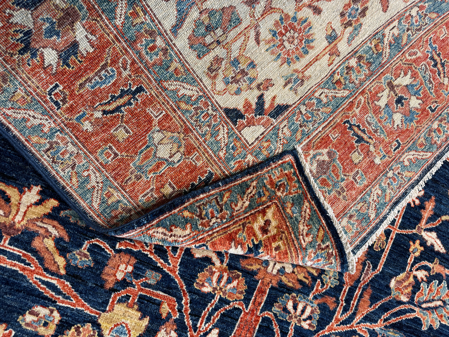 Mohtasham Kashan Design 234x186cm | Rug# 26313