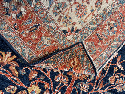 Mohtasham Kashan Design 234x186cm | Rug# 26313