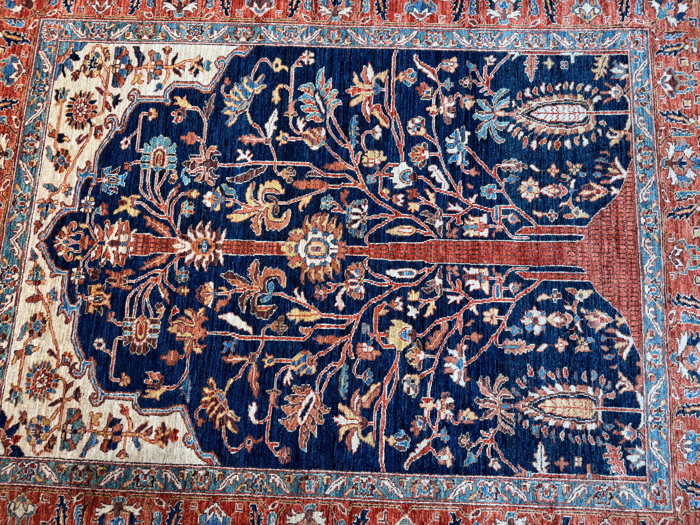 Mohtasham Kashan Design 234x186cm | Rug# 26313