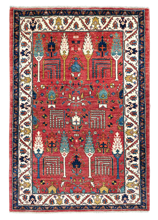 16th century Safavid Garden inspired 177×122 cm | Rug # 26447