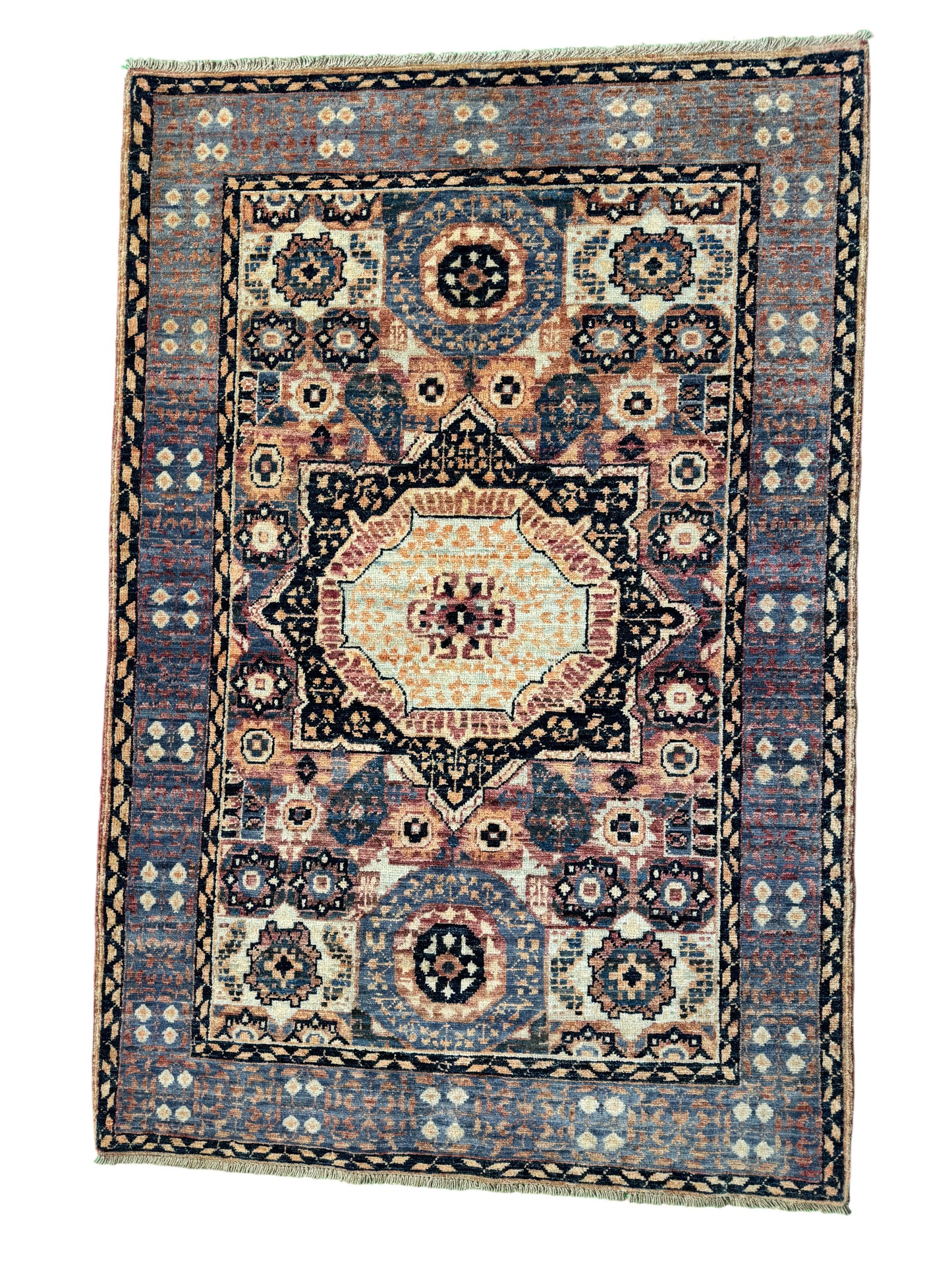 Turkaman weave Mamluk rug 149x99cm | Rug# 26452