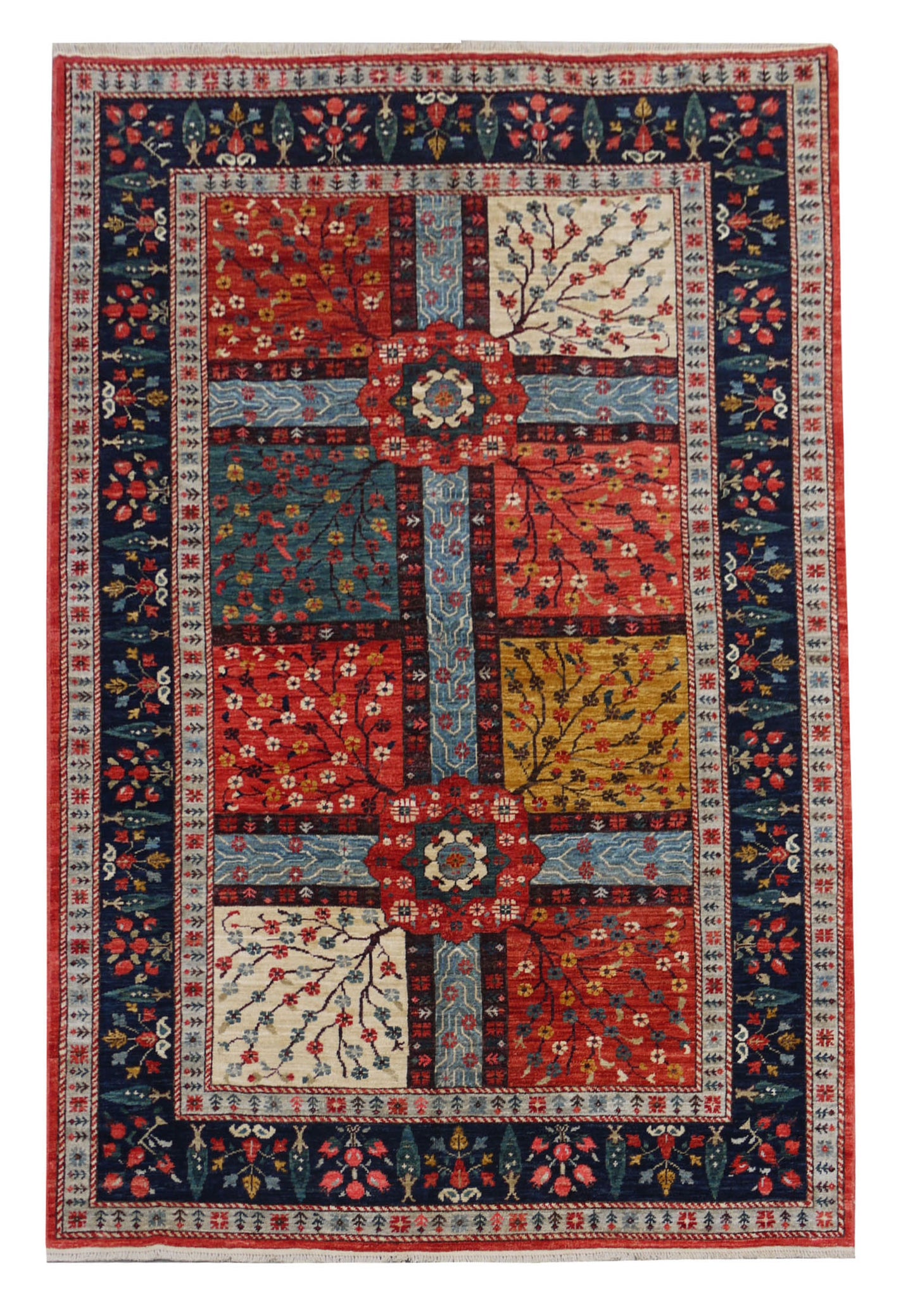 Safavid Char-Bagh inspired, 252x155cm | Rug# 26528