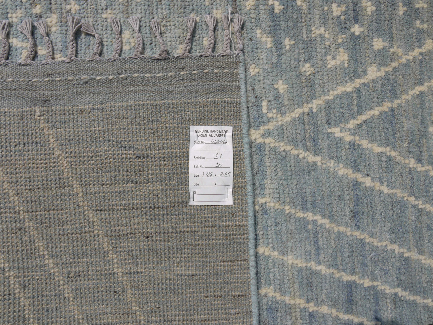 Mid century Scandinavian inspired Mushvani weave 269x188cm | RUG#26606