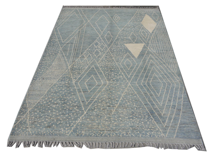 Mid century Scandinavian inspired Mushvani weave 269x188cm | RUG#26606