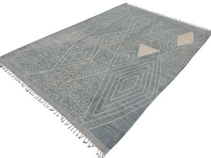 Mid century Scandinavian inspired Mushvani weave 269x188cm | RUG#26606