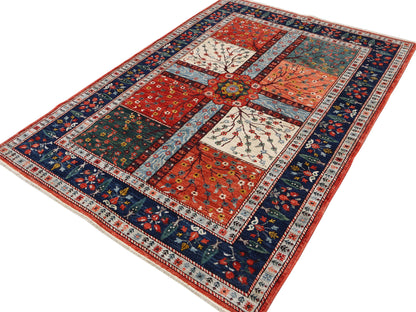 Safavid Char-Bagh Garden Design Rug  227×157cm | Rug# 26615