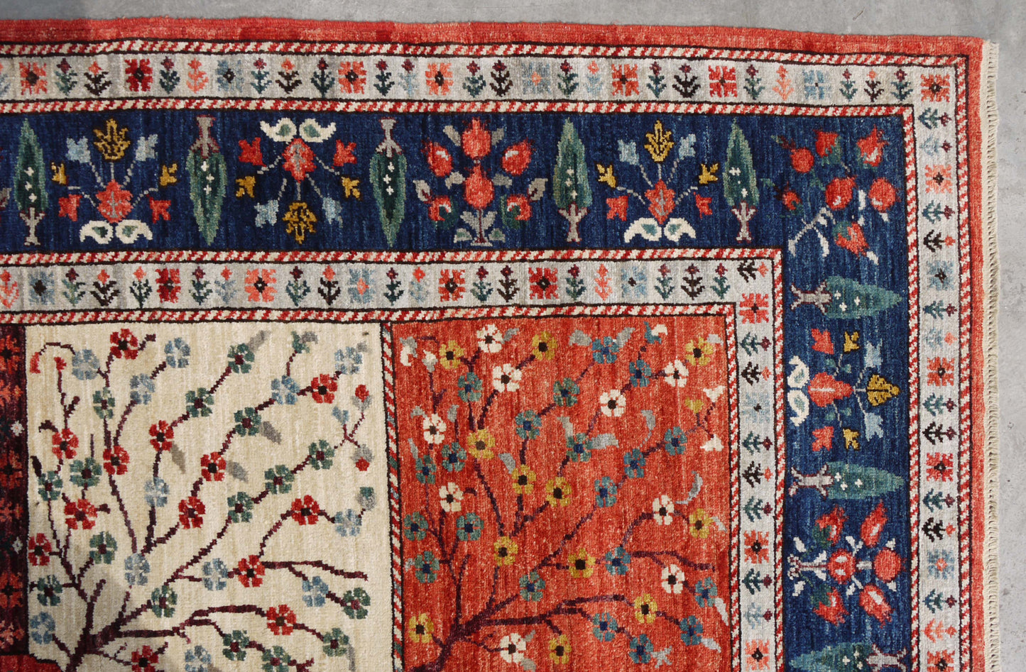 Safavid Char-Bagh Garden Design Rug  227×157cm | Rug# 26615