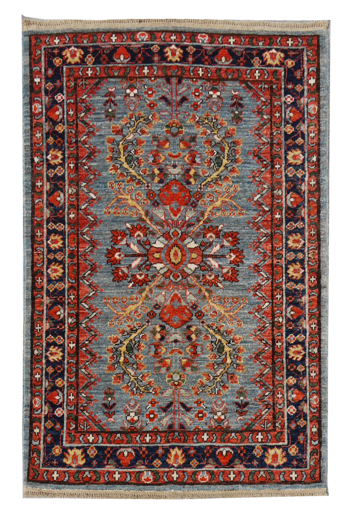 Afghan Turkaman century Lilian design 125x83 cm | Rug# 26624