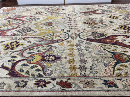 Garous Bijar design, Pakistan 366×273 cm | Rug# 26661
