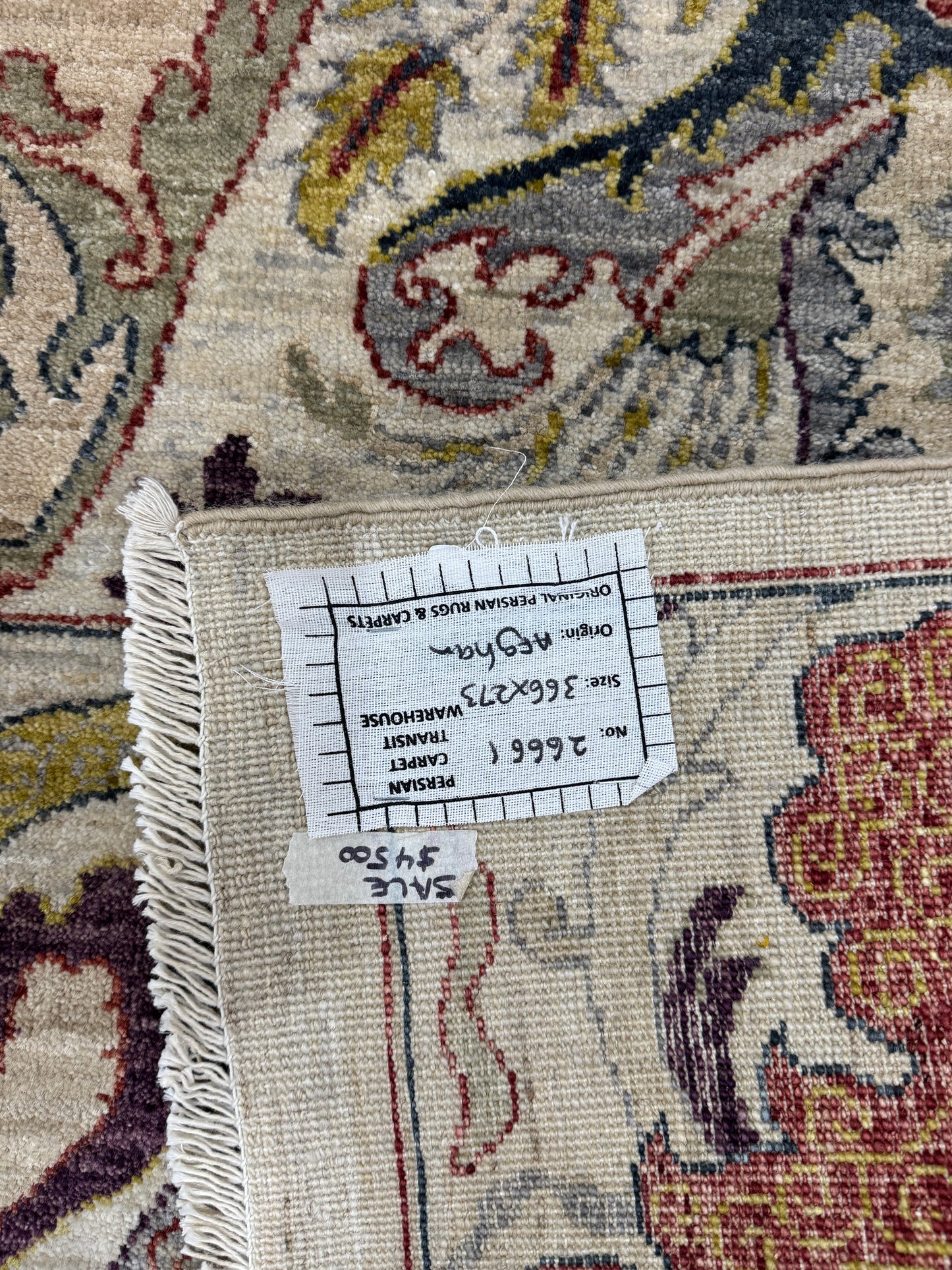 Garous Bijar design, Pakistan 366×273 cm | Rug# 26661