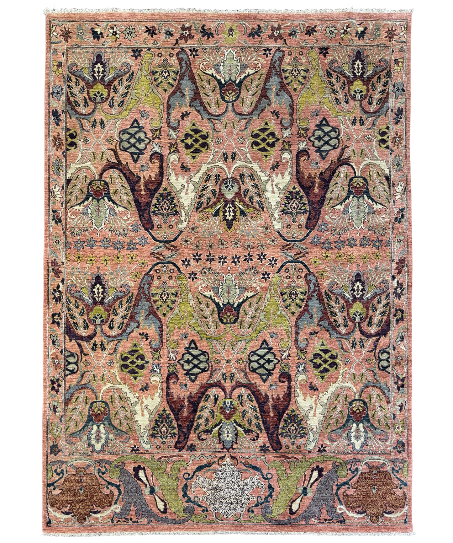 custom made Garous design carpet, Pakistan 370×277 cm | Rug# 26662