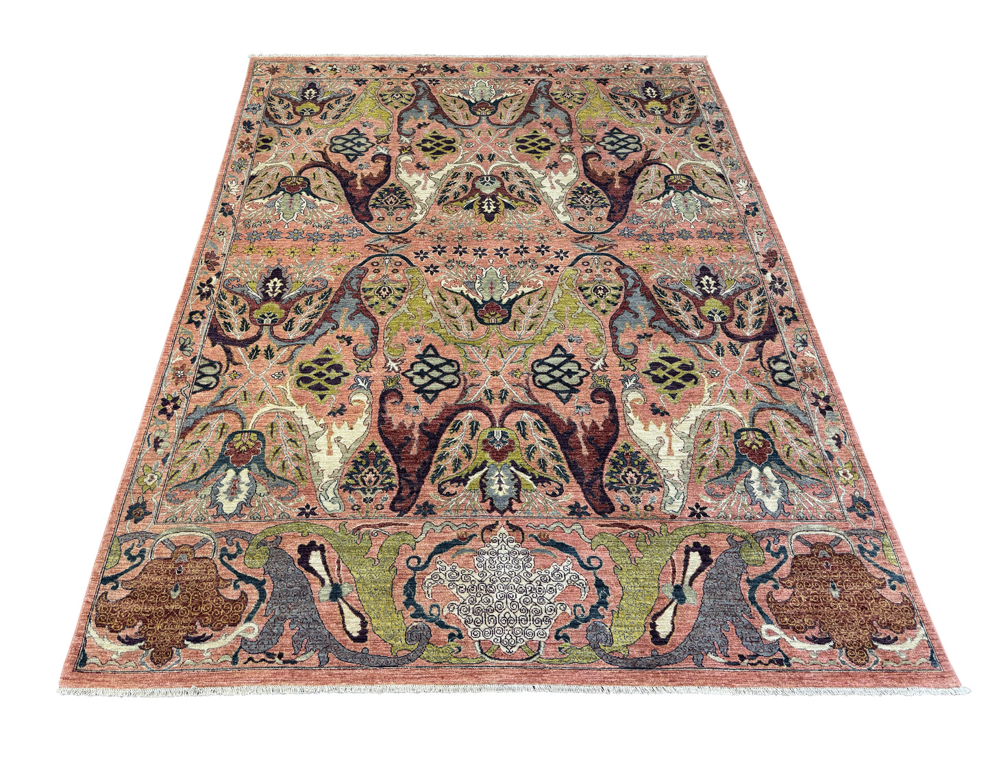 custom made Garous design carpet, Pakistan 370×277 cm | Rug# 26662