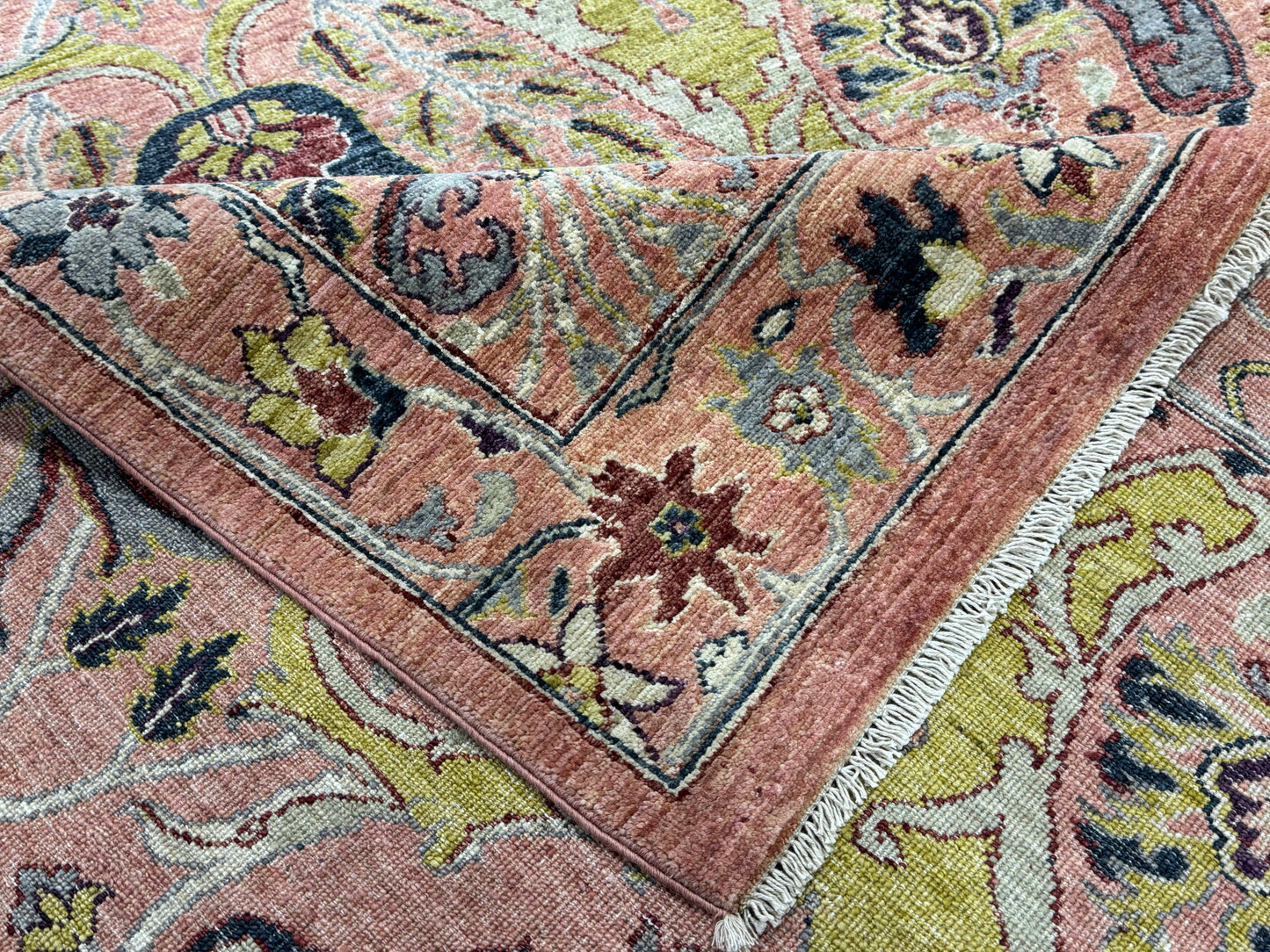 custom made Garous design carpet, Pakistan 370×277 cm | Rug# 26662