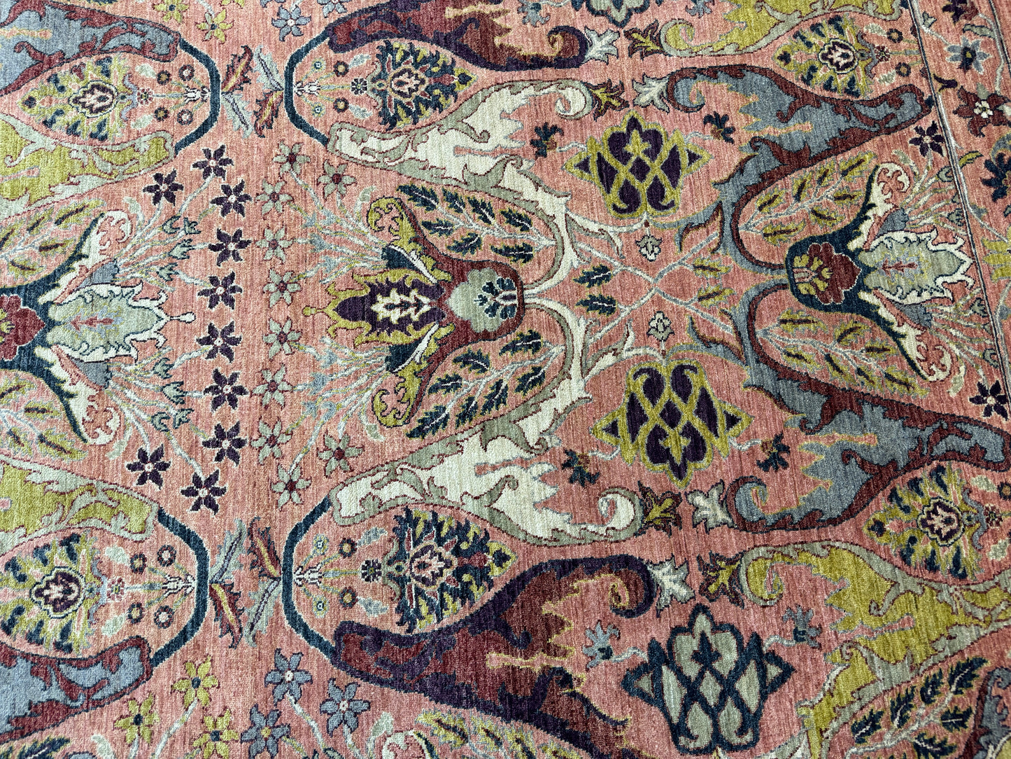 custom made Garous design carpet, Pakistan 370×277 cm | Rug# 26662