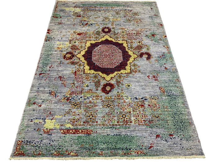 Afghan Turkaman Mamluk-Inspired Rug 295x206 cm | Rug# 26686